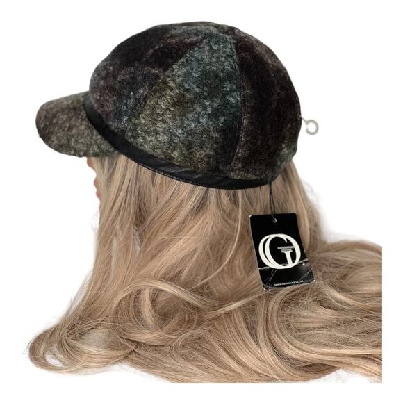 COPY - Giovannio New York women’s Hat Wool Blend Cap Newsboy Cap Gray Black New